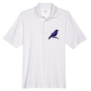 Raven Crow Graphic Men's Origin Performance Pique Polo