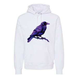 Raven Crow Graphic Premium Hoodie