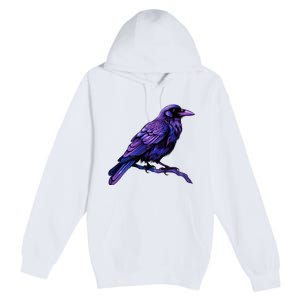 Raven Crow Graphic Premium Pullover Hoodie