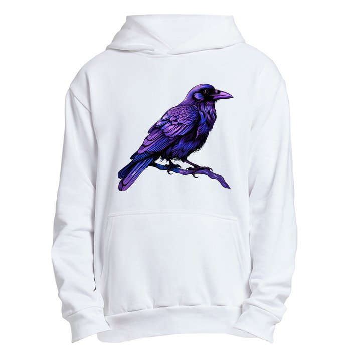 Raven Crow Graphic Urban Pullover Hoodie