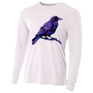 Raven Crow Graphic Cooling Performance Long Sleeve Crew