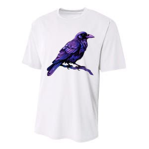 Raven Crow Graphic Performance Sprint T-Shirt