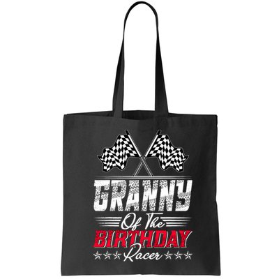 Race Car Granny Of The Birthday Racer Racing Family Bag