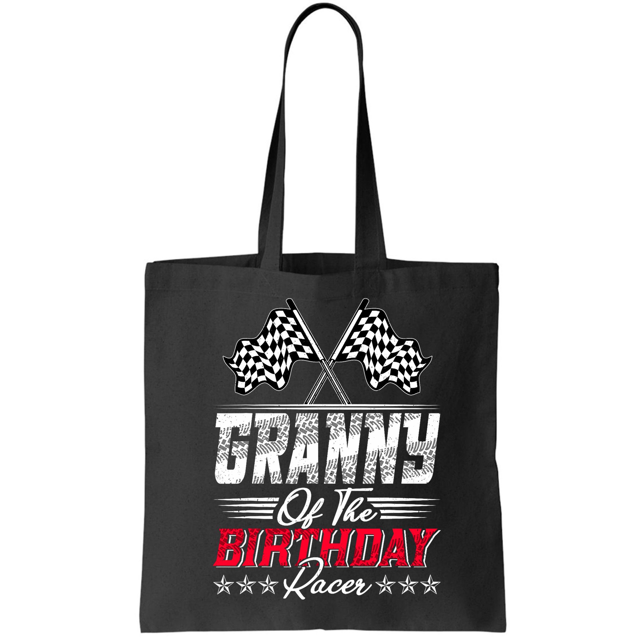 Race Car Granny Of The Birthday Racer Racing Family Bag