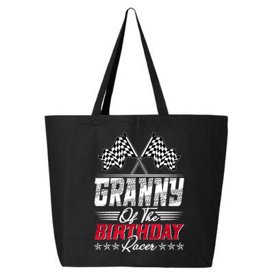 Race Car Granny Of The Birthday Racer Racing Family 25L Jumbo Tote