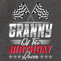 Race Car Granny Of The Birthday Racer Racing Family Vector Backpack