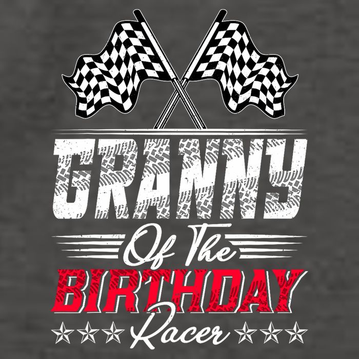 Race Car Granny Of The Birthday Racer Racing Family Vector Backpack