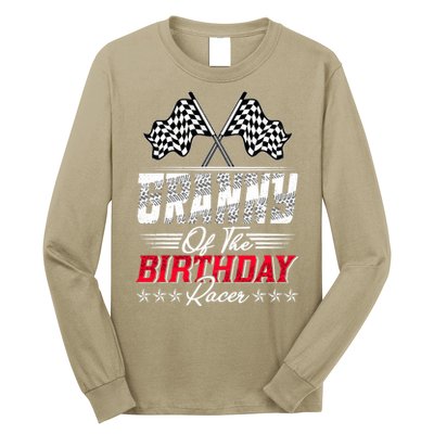 Race Car Granny Of The Birthday Racer Racing Family Long Sleeve Shirt