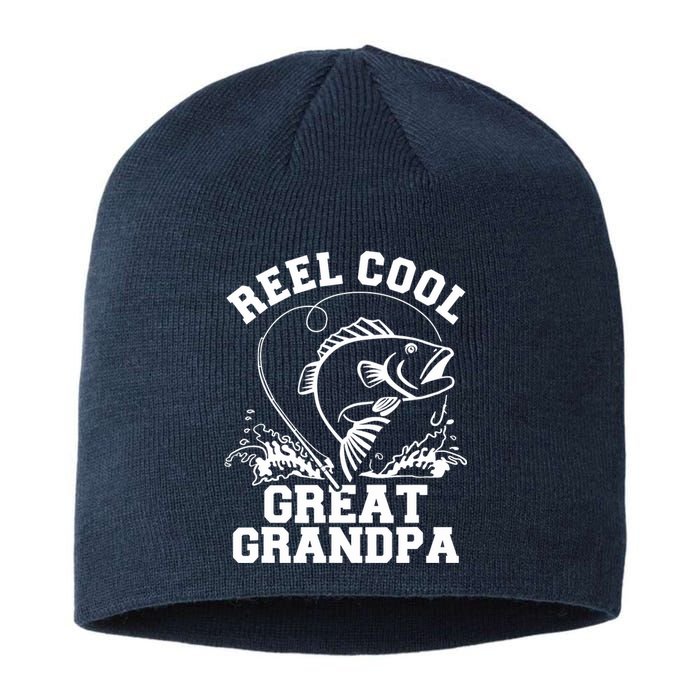 Reel cool great grandpa Sustainable Beanie