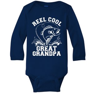 Reel cool great grandpa Baby Long Sleeve Bodysuit