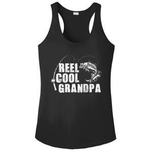 Reel Cool Grandpa Fishing Gift For Dad Or Grandpa Ladies PosiCharge Competitor Racerback Tank