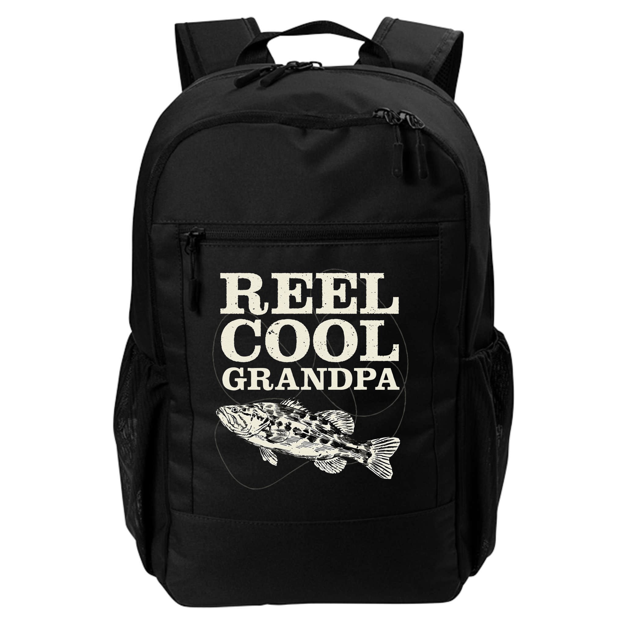 Reel Cool Grandpa Fly Fishing Walleye Fishing Pole Grandpa Backpack
