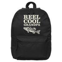Reel Cool Grandpa Fly Fishing Walleye Fishing Pole Grandpa 16 in Basic Backpack