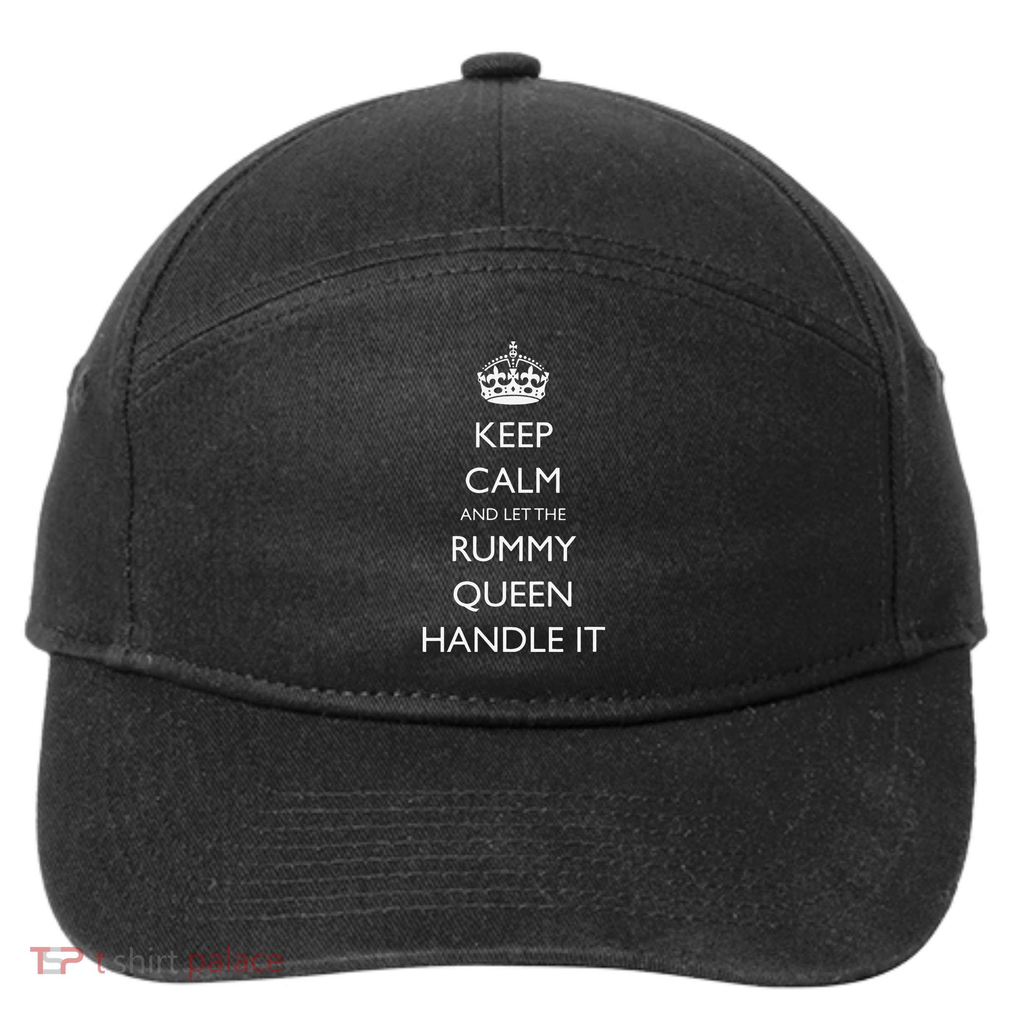 Rummy Card Game Players Funny Card Game Champion Winner 7-Panel Snapback Hat