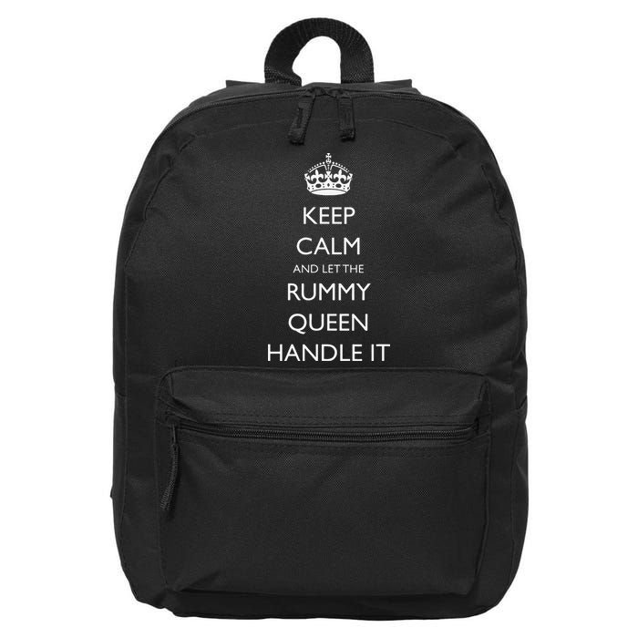 Rummy Card Game Players Funny Card Game Champion Winner 16 in Basic Backpack