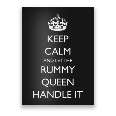 Rummy Card Game Players Funny Card Game Champion Winner Poster