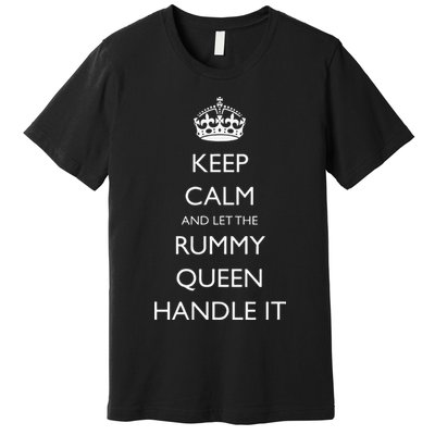 Rummy Card Game Players Funny Card Game Champion Winner Premium T-Shirt