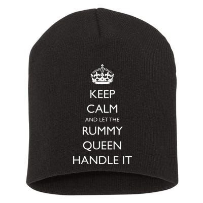 Rummy Card Game Players Funny Card Game Champion Winner Short Acrylic Beanie