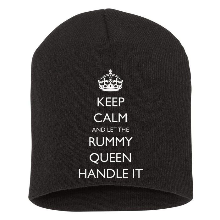 Rummy Card Game Players Funny Card Game Champion Winner Short Acrylic Beanie