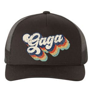 Retro Cute Gaga For Grandma Best Gaga Ever Mother's Day Yupoong Adult 5-Panel Trucker Hat