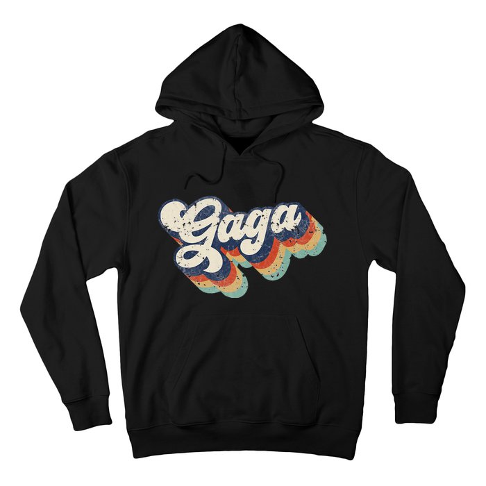 Retro Cute Gaga For Grandma Best Gaga Ever Mother's Day Hoodie