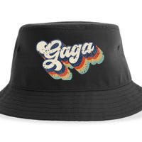 Retro Cute Gaga For Grandma Best Gaga Ever Mother's Day Sustainable Bucket Hat