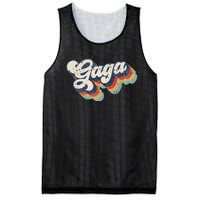 Retro Cute Gaga For Grandma Best Gaga Ever Mother's Day Mesh Reversible Basketball Jersey Tank