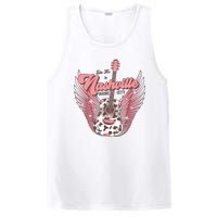 Retro Cowhide Guitar Nashville Music City Western PosiCharge Competitor Tank