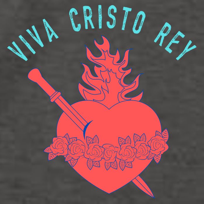 Roman Catholic Gift Viva Cristo Rey Vector Backpack