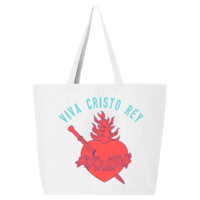 Roman Catholic Gift Viva Cristo Rey 25L Jumbo Tote