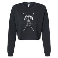 Roman Centurion  Gloria Exercitus Cropped Pullover Crew