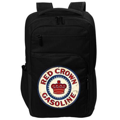 Red Crown Gas Vintage Sign Impact Tech Backpack