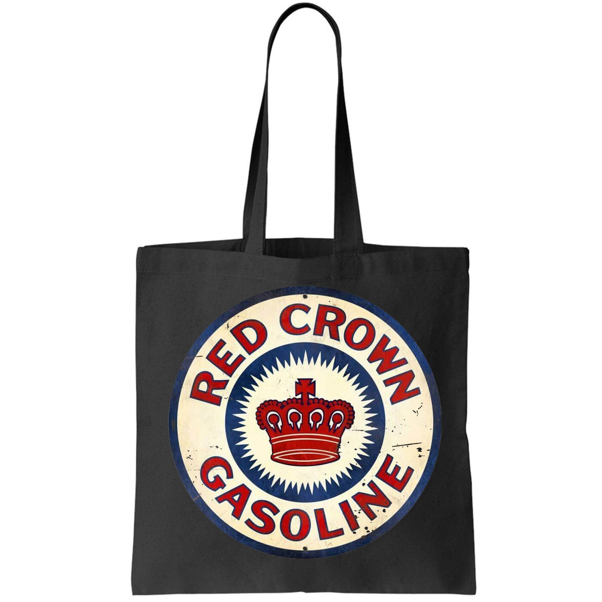 Red Crown Gas Vintage Sign Bag
