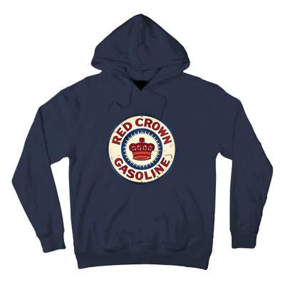 Red Crown Gas Vintage Sign Tall Hoodie