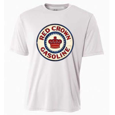 Red Crown Gas Vintage Sign Cooling Performance Crew T-Shirt