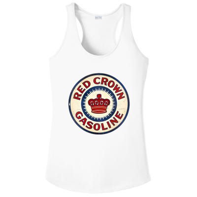 Red Crown Gas Vintage Sign Ladies PosiCharge Competitor Racerback Tank