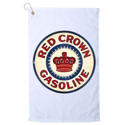 Red Crown Gas Vintage Sign Golf Towel