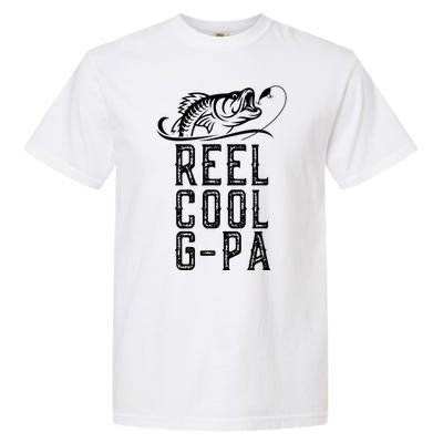 Reel Cool Gpa Funny Retro Fishing Garment-Dyed Heavyweight T-Shirt