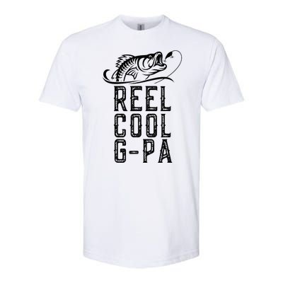 Reel Cool Gpa Funny Retro Fishing Softstyle CVC T-Shirt