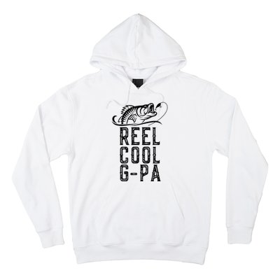 Reel Cool Gpa Funny Retro Fishing Hoodie