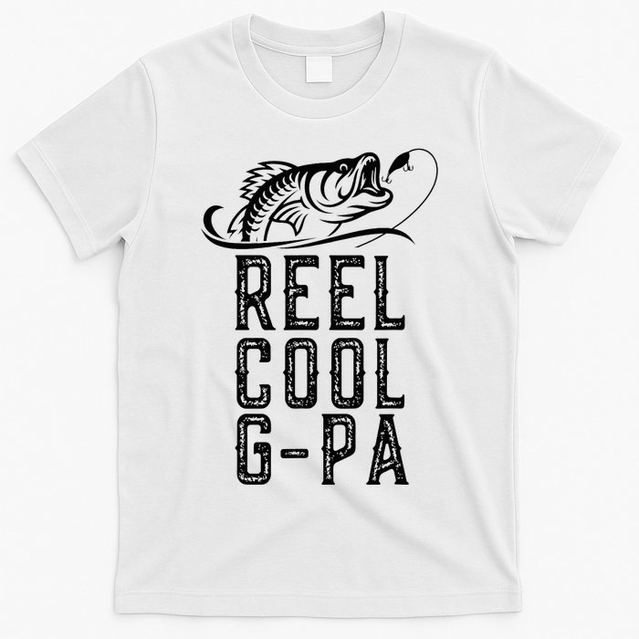 Reel Cool Gpa Funny Retro Fishing T-Shirt