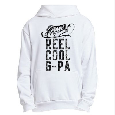 Reel Cool Gpa Funny Retro Fishing Urban Pullover Hoodie