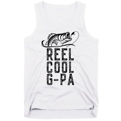 Reel Cool Gpa Funny Retro Fishing Tank Top