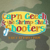 Retro Captain Geech And The Shrimp Shack Shooters Daily At Party Pier Legacy Tie Dye Trucker Hat