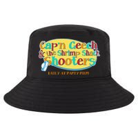 Retro Captain Geech And The Shrimp Shack Shooters Daily At Party Pier Cool Comfort Performance Bucket Hat