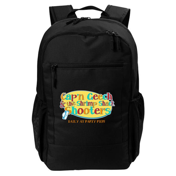 Retro Captain Geech And The Shrimp Shack Shooters Daily At Party Pier Backpack