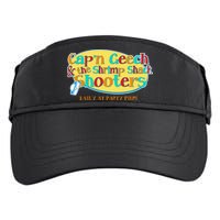 Retro Captain Geech And The Shrimp Shack Shooters Daily At Party Pier Adult Drive Performance Visor
