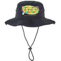 Retro Captain Geech And The Shrimp Shack Shooters Daily At Party Pier Bucket Hat