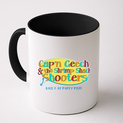 Retro Captain Geech And The Shrimp Shack Shooters Daily At Party Pier Mug