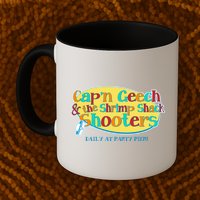 Retro Captain Geech And The Shrimp Shack Shooters Daily At Party Pier Mug